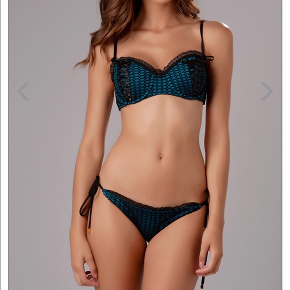 Teal Beach Bunny Love Her Madly Bikini - Picture 7 of 8